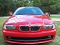 2002 Electric Red BMW 3 Series 325i Coupe  photo #1