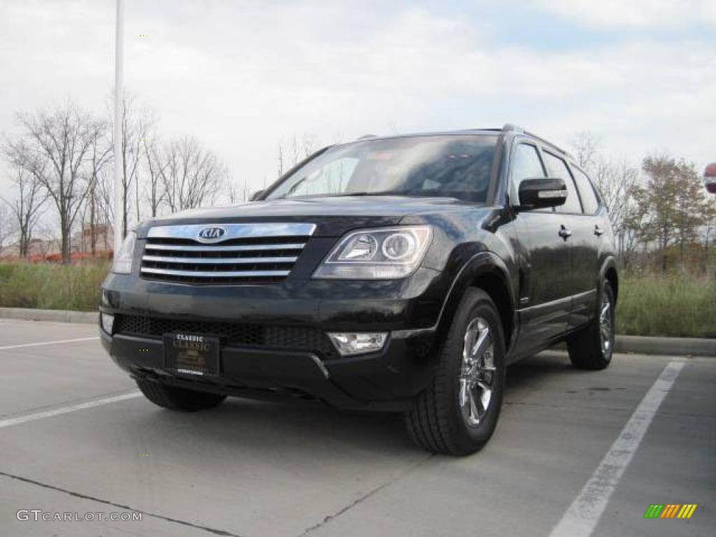 2009 Borrego EX V8 4x4 - Ebony Black / Black photo #1