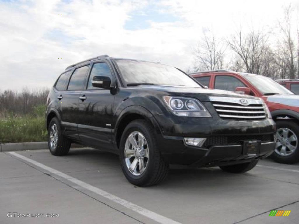 2009 Borrego EX V8 4x4 - Ebony Black / Black photo #3