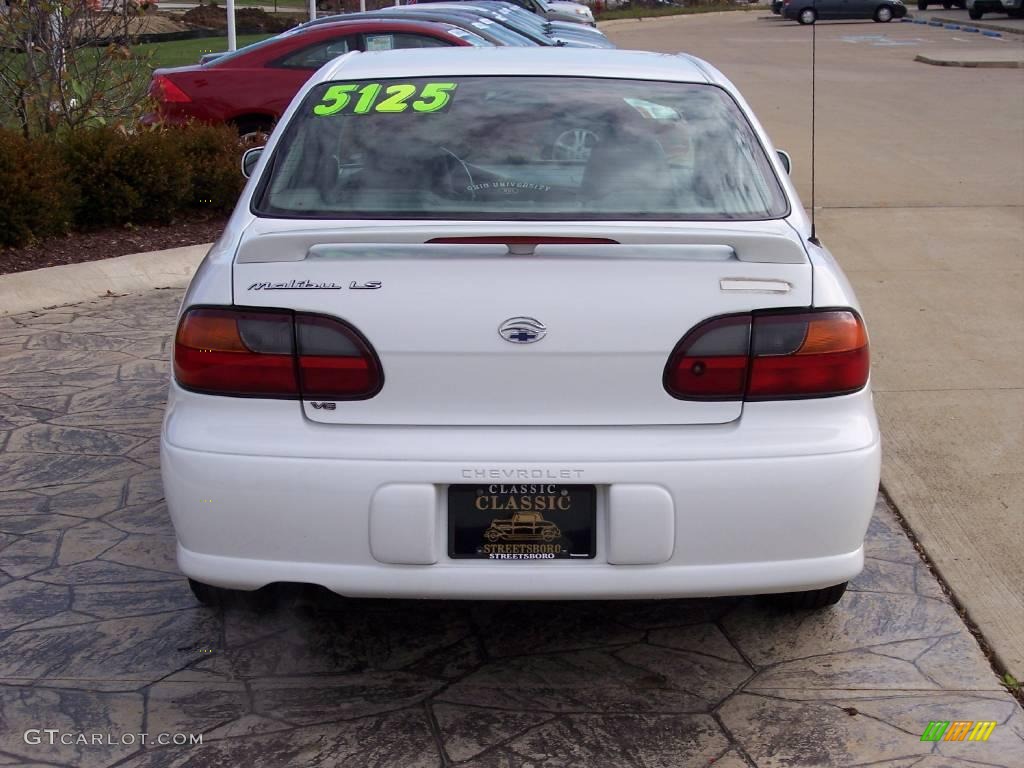 2002 Malibu LS Sedan - Bright White / Neutral photo #7