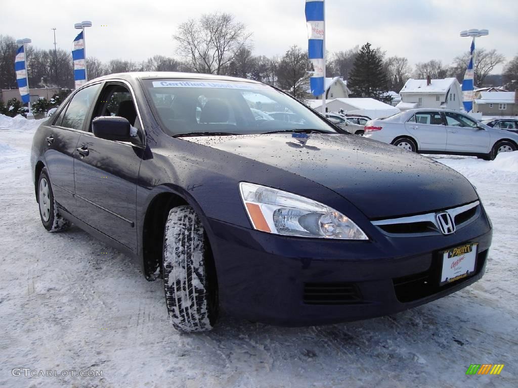2006 Accord LX Sedan - Royal Blue Pearl / Gray photo #7