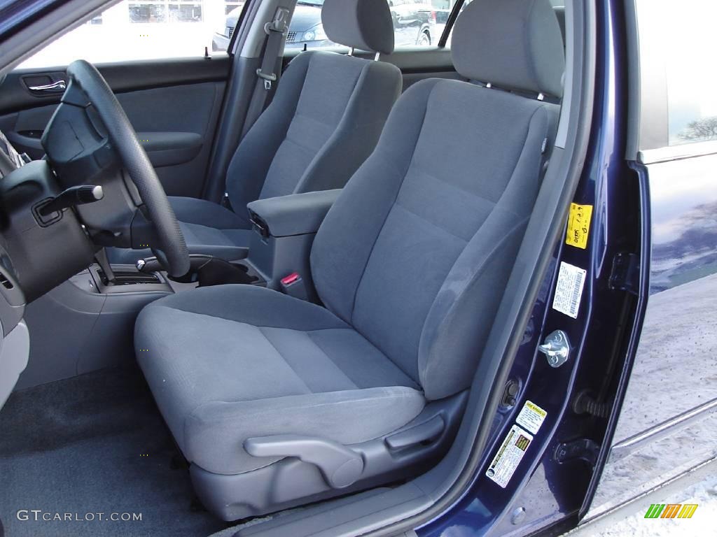 2006 Accord LX Sedan - Royal Blue Pearl / Gray photo #10