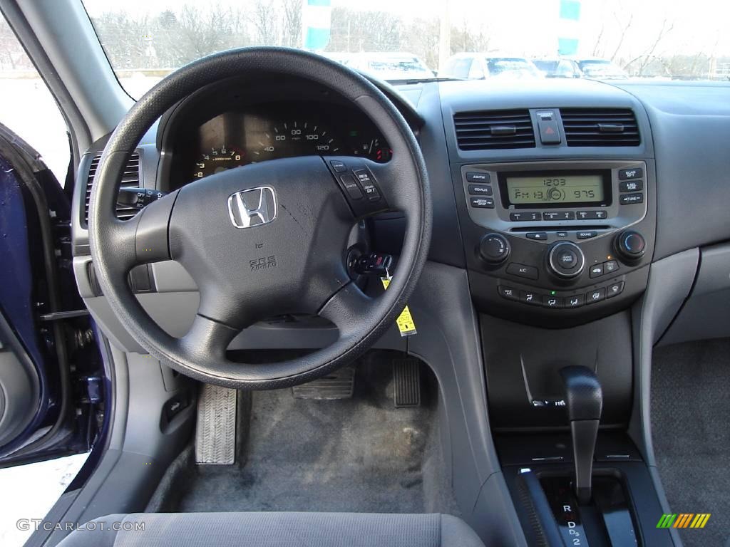 2006 Accord LX Sedan - Royal Blue Pearl / Gray photo #14