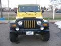 2004 Solar Yellow Jeep Wrangler Rubicon 4x4  photo #2