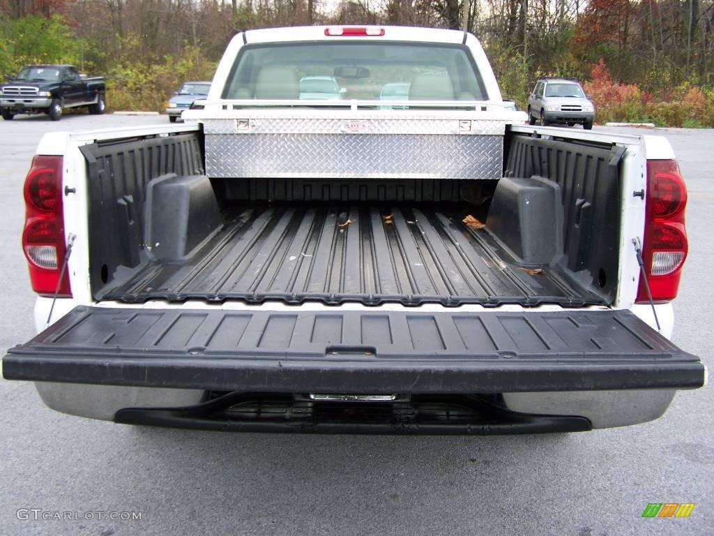 2003 Silverado 1500 Regular Cab - Summit White / Tan photo #6