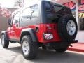 2005 Flame Red Jeep Wrangler Unlimited Rubicon 4x4  photo #16