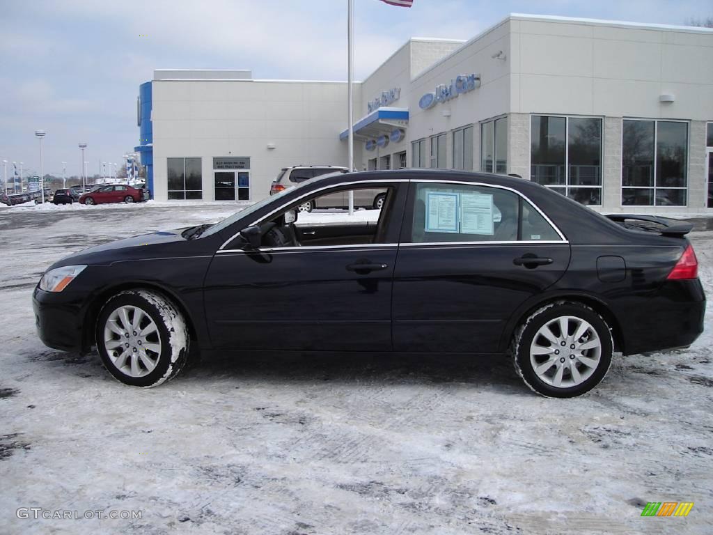 2006 Accord EX-L V6 Sedan - Nighthawk Black Pearl / Ivory photo #2