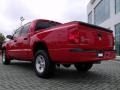 2008 Flame Red Dodge Dakota SLT Crew Cab  photo #3