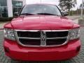 2008 Flame Red Dodge Dakota SLT Crew Cab  photo #8