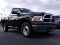 2010 Brilliant Black Crystal Pearl Dodge Ram 1500 ST Regular Cab  photo #4