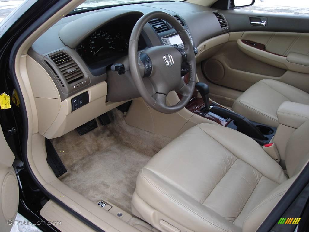 2006 Accord EX-L V6 Sedan - Nighthawk Black Pearl / Ivory photo #20
