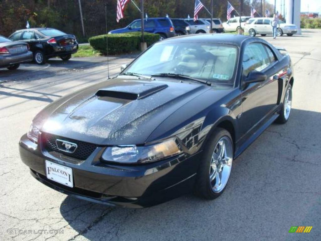 2001 Mustang GT Coupe - Black / Dark Charcoal photo #5