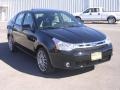 2009 Ebony Black Ford Focus SES Sedan  photo #6