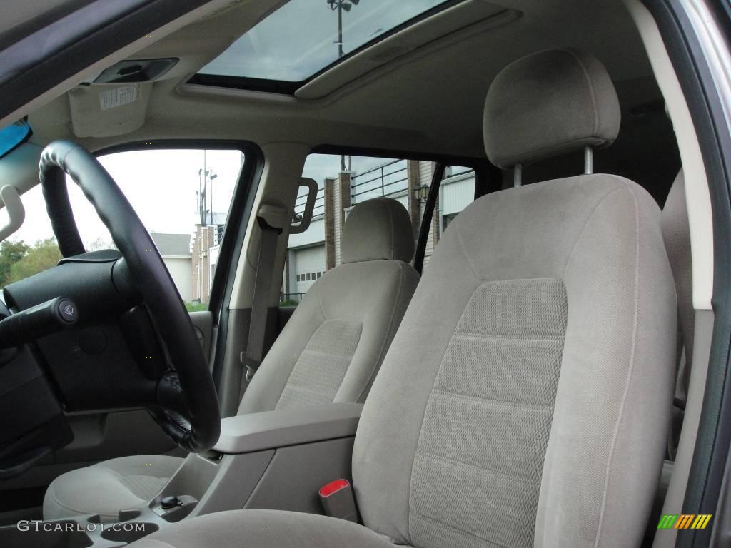 2004 Explorer XLT 4x4 - Mineral Grey Metallic / Medium Parchment photo #10