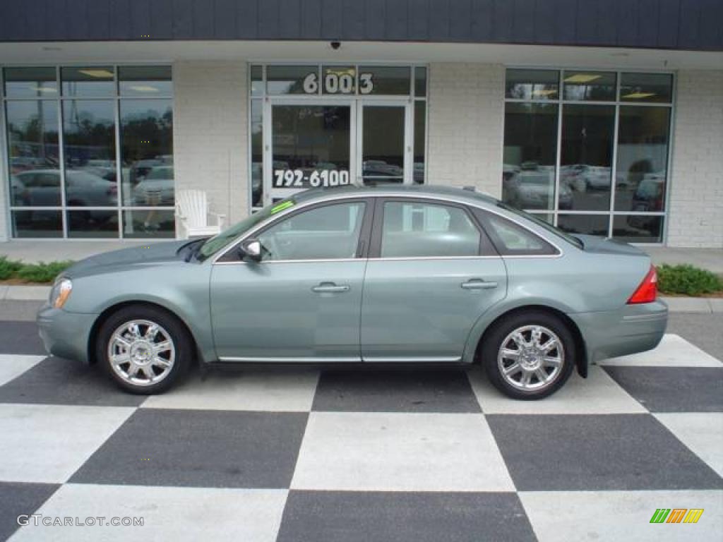 2007 Five Hundred Limited - Titanium Green Metallic / Pebble photo #1