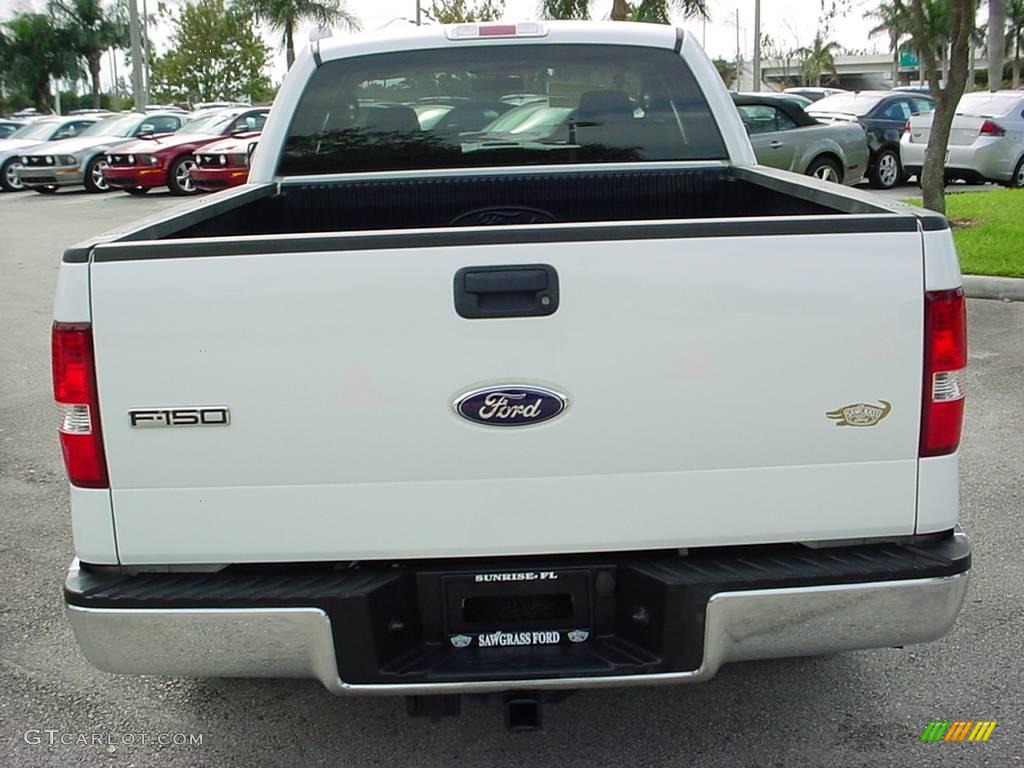 2006 F150 XLT SuperCab - Oxford White / Tan photo #4