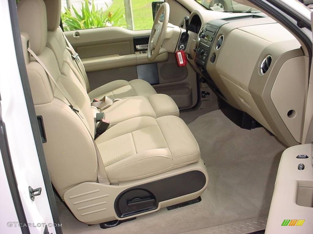 2006 F150 XLT SuperCab - Oxford White / Tan photo #11