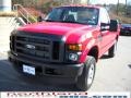 2010 Vermillion Red Ford F250 Super Duty XL Regular Cab 4x4  photo #2