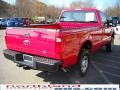 2010 Vermillion Red Ford F250 Super Duty XL Regular Cab 4x4  photo #6