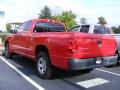 2005 Flame Red Dodge Dakota ST Club Cab  photo #2