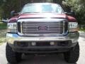 Dark Toreador Red Metallic 2004 Ford F350 Super Duty Lariat SuperCab 4x4