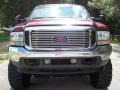 2004 Dark Toreador Red Metallic Ford F350 Super Duty Lariat SuperCab 4x4  photo #1