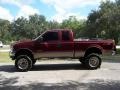 2004 Dark Toreador Red Metallic Ford F350 Super Duty Lariat SuperCab 4x4  photo #6