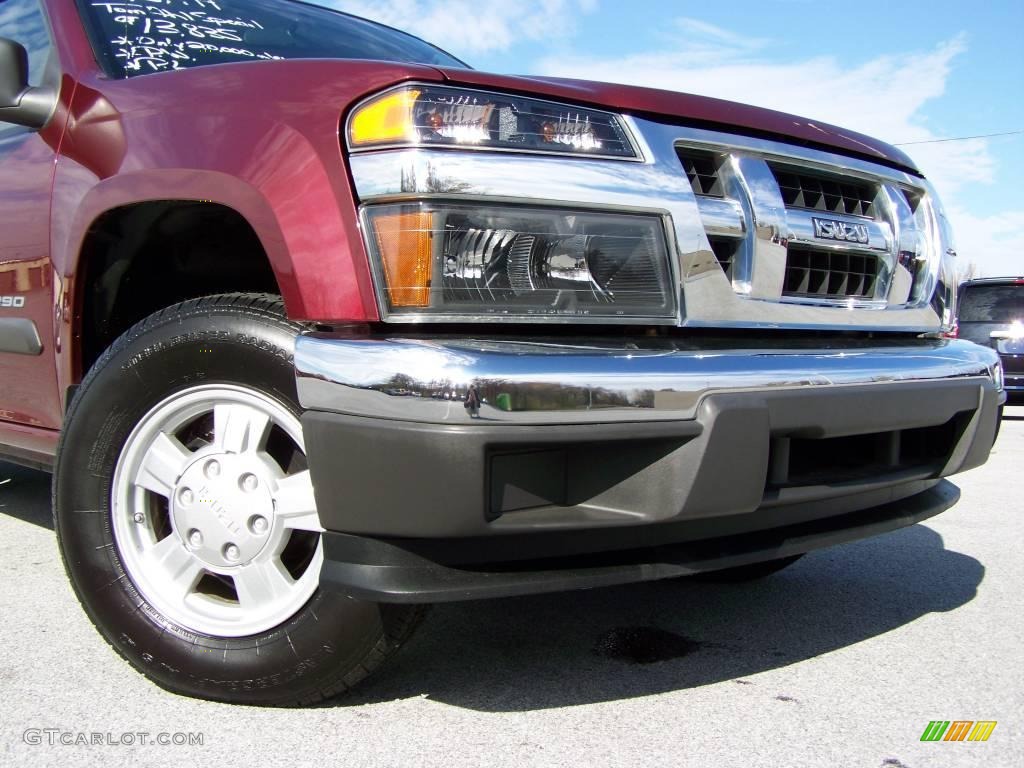2007 i-Series Truck i-290 S Extended Cab - Deep Crimson Red Metallic / Medium Pewter photo #2