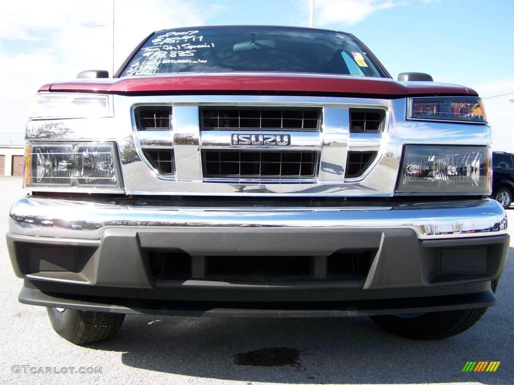 2007 i-Series Truck i-290 S Extended Cab - Deep Crimson Red Metallic / Medium Pewter photo #3