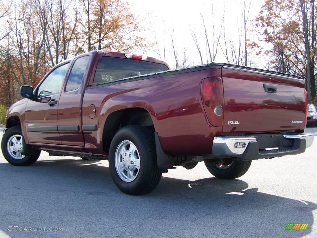 2007 i-Series Truck i-290 S Extended Cab - Deep Crimson Red Metallic / Medium Pewter photo #4