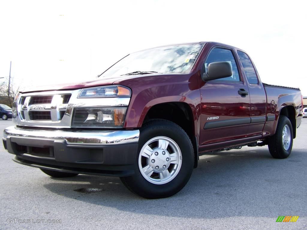 2007 i-Series Truck i-290 S Extended Cab - Deep Crimson Red Metallic / Medium Pewter photo #5