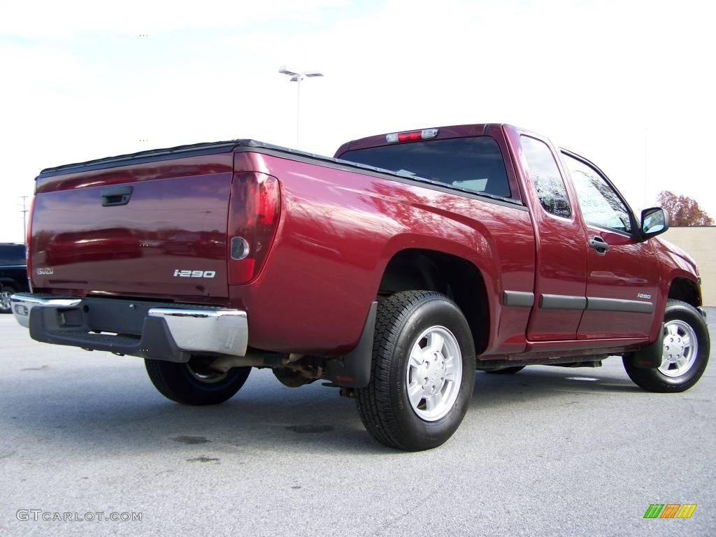 2007 i-Series Truck i-290 S Extended Cab - Deep Crimson Red Metallic / Medium Pewter photo #7