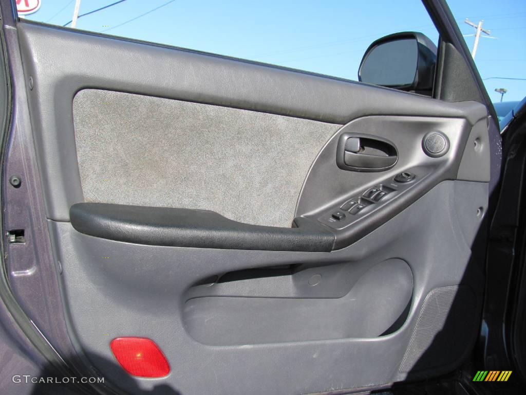 2002 Elantra GLS Sedan - Midnight Gray / Gray photo #9