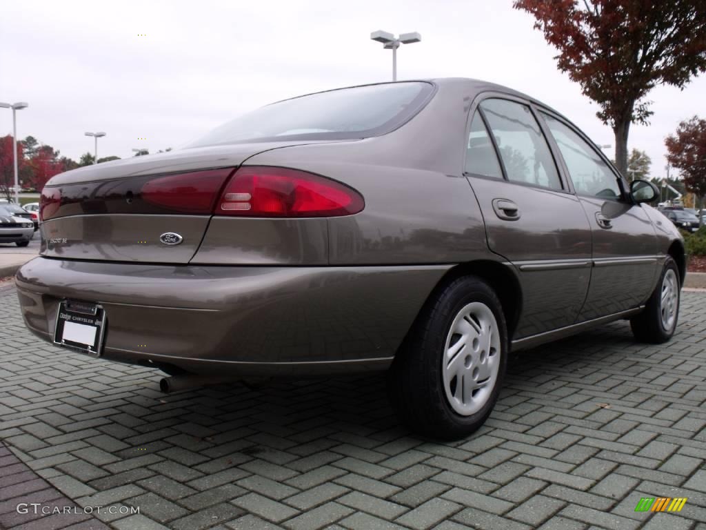 2001 Escort SE Sedan - Mineral Gray Metallic / Medium Graphite photo #5