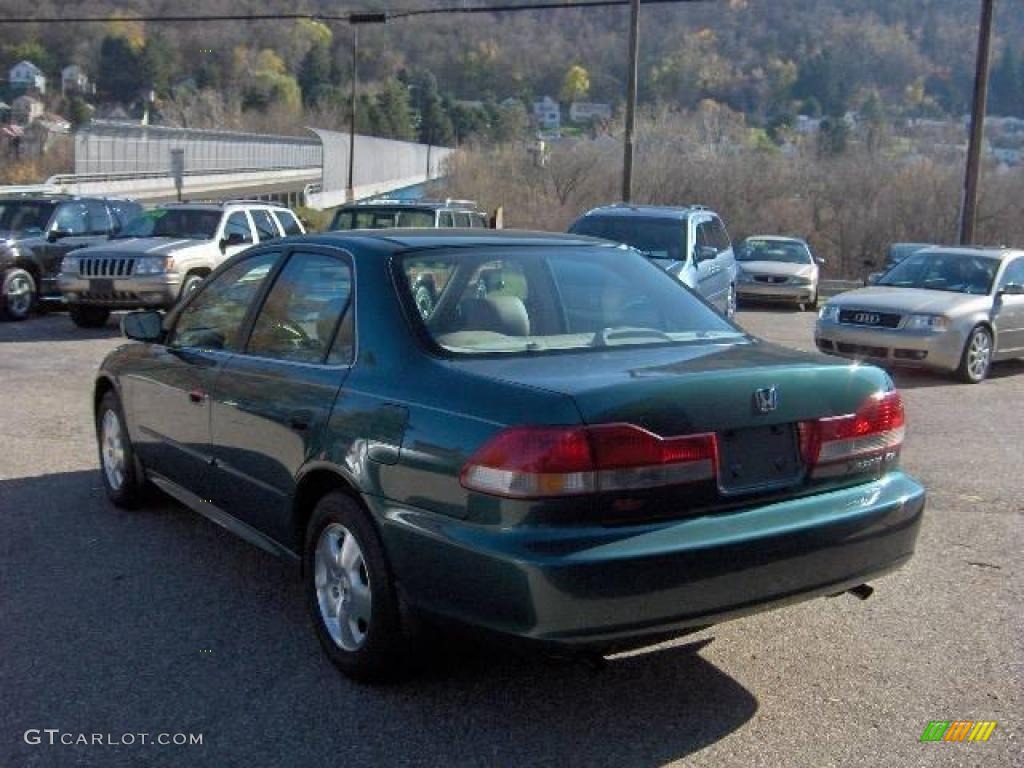 2002 Accord EX V6 Sedan - Noble Green Pearl / Ivory photo #9