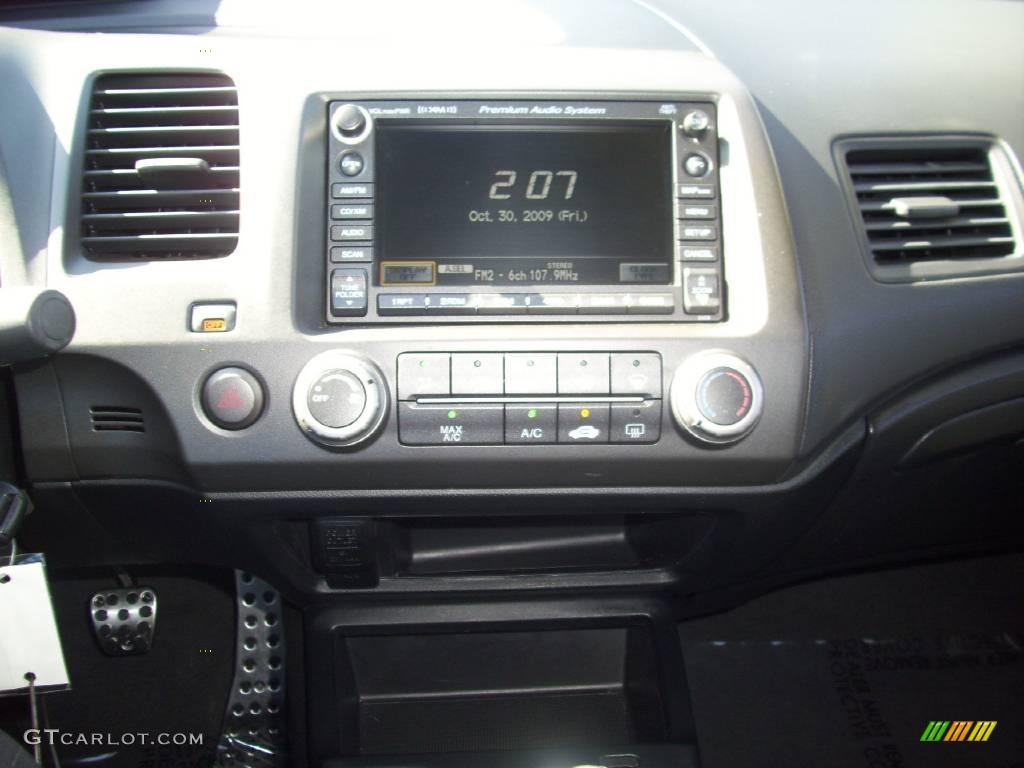 2008 Civic Si Coupe - Galaxy Gray Metallic / Black photo #8