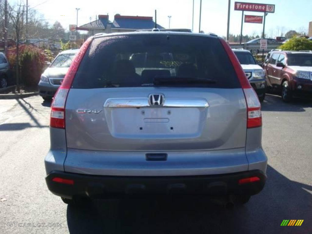2008 CR-V EX-L 4WD - Glacier Blue Metallic / Gray photo #3