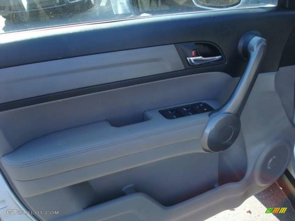 2008 CR-V EX-L 4WD - Glacier Blue Metallic / Gray photo #11