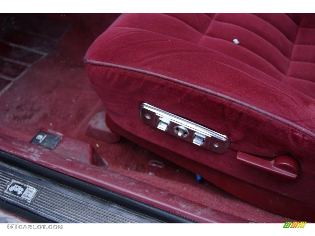 1989 Skylark Limited Sedan - Medium Garnet Red Metallic / Red photo #15
