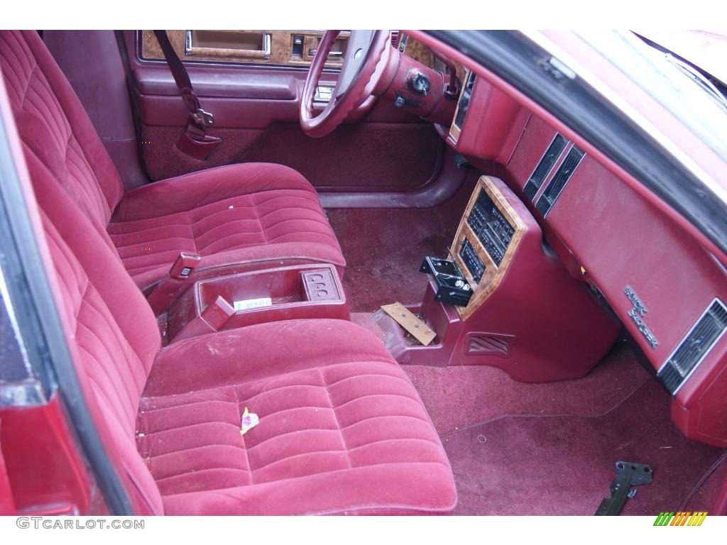 1989 Skylark Limited Sedan - Medium Garnet Red Metallic / Red photo #18