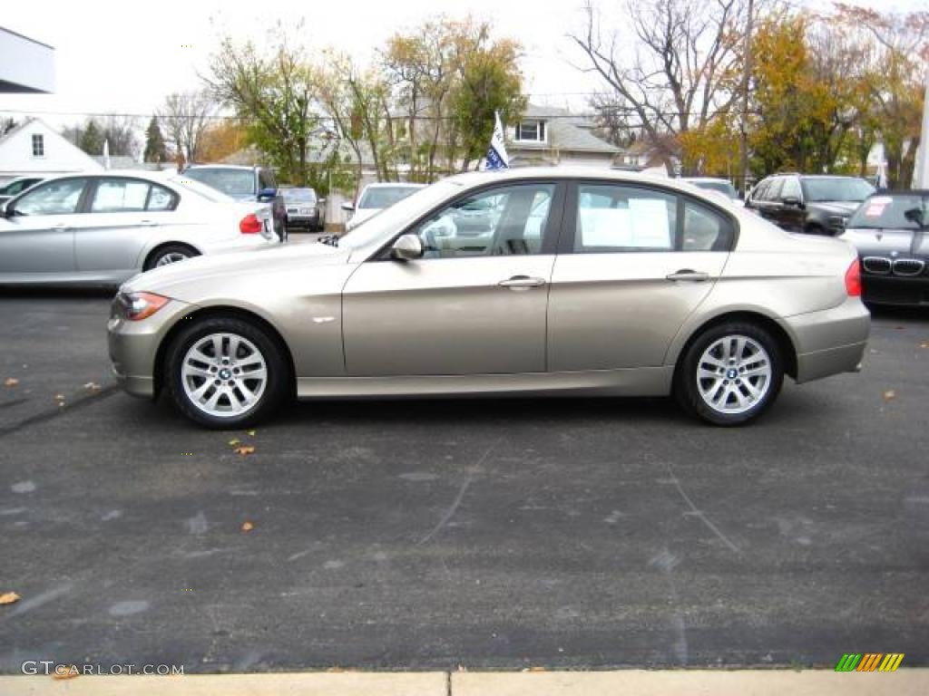 2007 3 Series 328i Sedan - Platinum Bronze Metallic / Beige Dakota Leather photo #2