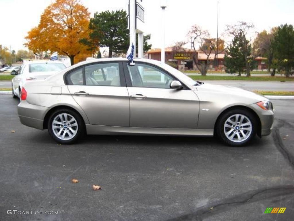 2007 3 Series 328i Sedan - Platinum Bronze Metallic / Beige Dakota Leather photo #6