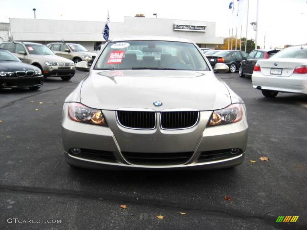 2007 3 Series 328i Sedan - Platinum Bronze Metallic / Beige Dakota Leather photo #8