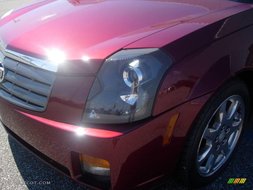 2003 CTS Sedan - Garnet Red / Light Gray/Ebony photo #8