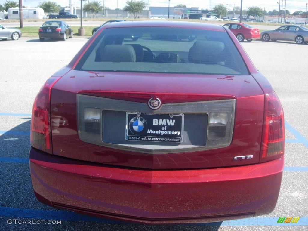 2003 CTS Sedan - Garnet Red / Light Gray/Ebony photo #12