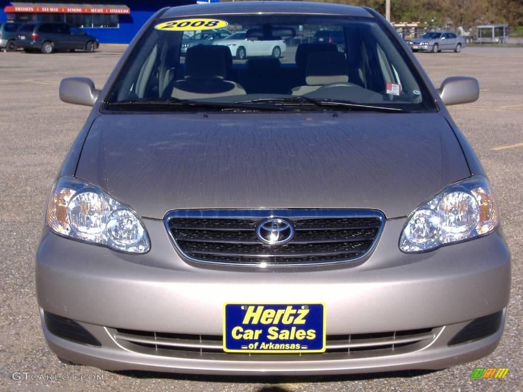 2008 Corolla LE - Desert Sand Mica / Beige photo #2