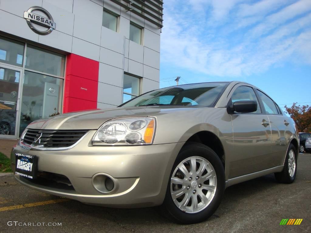 2008 Galant ES - Platinum Pearl / Beige photo #1