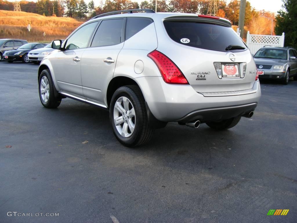 2006 Murano SL AWD - Brilliant Silver Metallic / Charcoal photo #16