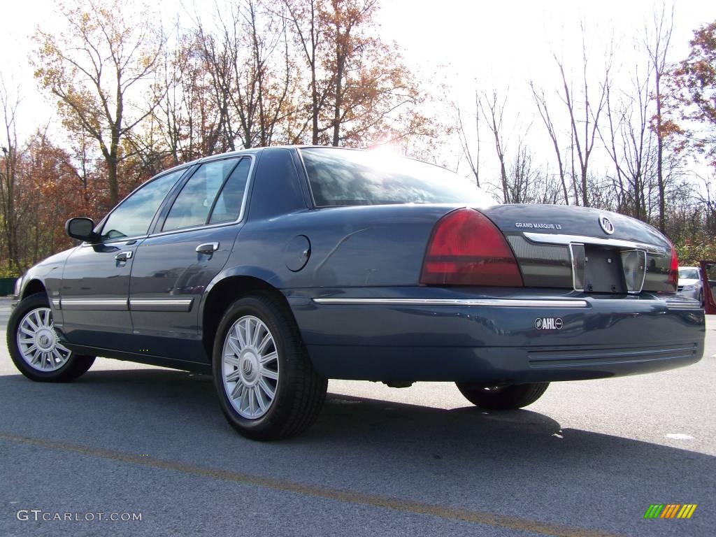 2009 Grand Marquis LS - Norsea Blue Metallic / Medium Light Stone photo #4