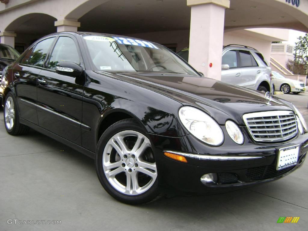2006 E 350 Sedan - Black / Charcoal photo #1